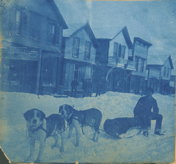 Mail Carrier on Water Street, Sault Sainte Marie, Michigan