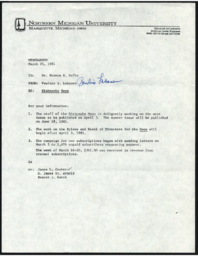 Pauline Lakanen to Norman E. Hefke, 1981-03-25