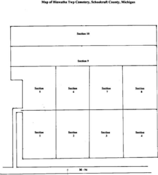 Hiawatha Township Cemetery Map