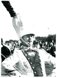 Closeup of Drum Major (Part of the NMU Historic Photographs Collection)