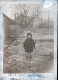 Smiling Girl in Winter Cape