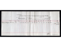 G. Glaser Tax Receipt, 1929-02-19