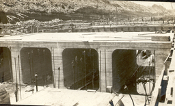 Finished section of tunnel for lock