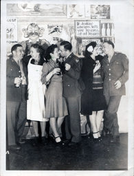 Soldiers Drinking with Girlfriends (4 of 8)