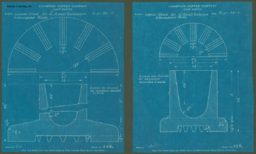 Lower and Upper Head for Three Column Shaft at Champion Mine Blueprints