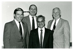 William Vandament and Three Unknown Men (Part of the NMU Historic Photographs Collection)