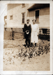 Woman and Boy with Tulips