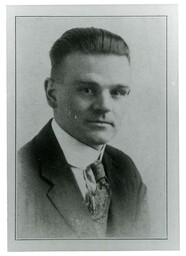 Headshot of a Young Don Bottum (Part of the NMU Historic Photographs Collection)