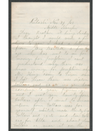 Charles Henry Hatch to James Hatch, 1863-11-29