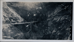 Victoria Dam Penstock Rock Excavation Workers, August 1930