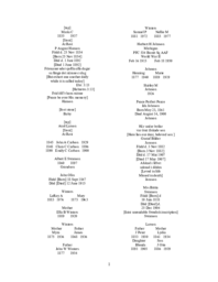 United Methodist Church Cemetery Index by Location