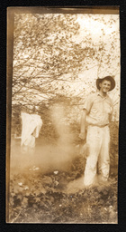 Man Standing near Tree