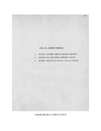 Plan for Roosevelt Memorials (pages 93-106b)