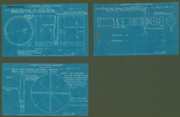 Parts for Angle Sheave at C Hoist Champion Mine Blueprints