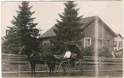 Horse and Buggy in Thompson Village