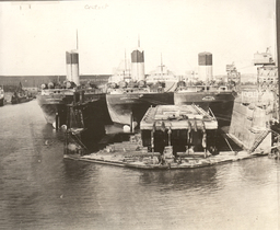 Three steamships