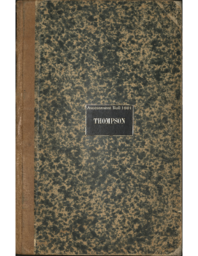 Thompson Township Assessment Roll, 1891