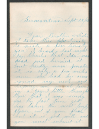 Charles Henry Hatch to James Hatch, 1863-09-22