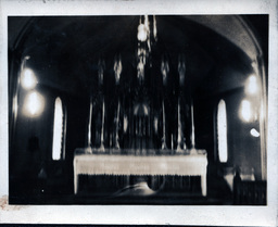 Blurry Photo of Catholic Altar