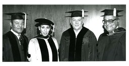 Administrators Wearing Academic Robes (Part of the NMU Historic Photographs Collection)