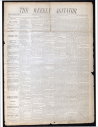 The Weekly Agitator, 1879-11-01