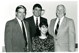 William Vandament and Three Unknown People (Part of the NMU Historic Photographs Collection)