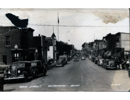 Ontonagon Main Street Postcard