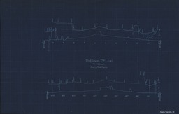 Profile on 7th Level Showing Rock Piles, Unidentified Location