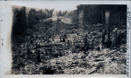 Victoria Dam Pipeline Excavation Site Looking West from Station 22