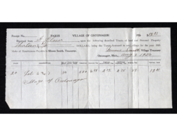 G. Glaser Tax Receipt, 1926-08-03