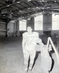 Norm Shevy: Norm Shevy Posed in Football Uniform