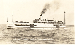 Ferry Crossing the Straits of Mackinac