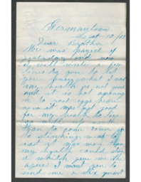 Charles Henry Hatch to James Hatch, 1863-09-10