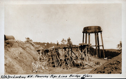 Concrete Pouring for the Victoria Dam Pipeline Bridge Piers