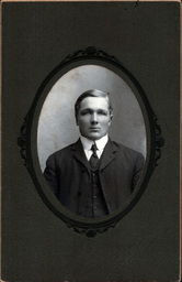 Decorated Portrait of Man in Suit