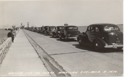 Line up at the Straits of Mackinac