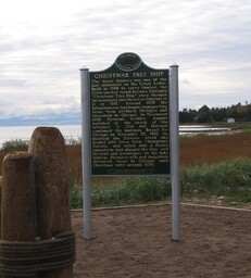 Christmas Tree Ship Historical Marker Photo