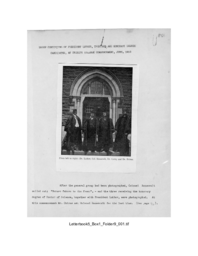 Final Correspondence between Theodore Roosevelt and George Shiras and their last meeting; includes obituaries (pages 86-92)