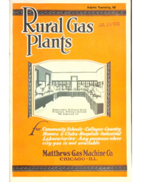 Rural Gas Plants Product Pamphlet