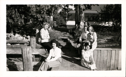 Six Women on Dock