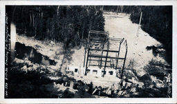 Victoria Dam Powerhouse Structural Steel Construction Looking East