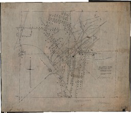 Site Plan of Atlantic Mine Showing Company and Private Buildings