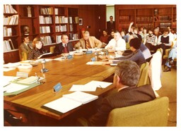 Person Raising Hand in Large Meeting (Part of the NMU Historic Photographs Collection)