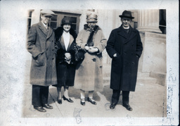 Group Photo with Dress Coats and Hats