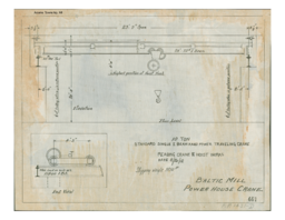 Letter and Drawing to American House and Derrick Company from the Champion Copper Company