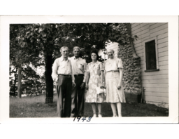 Four People on Lawn