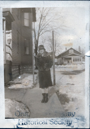 Girl with Cloche Hat and Fur Coat