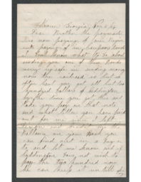 Charles Henry Hatch to James Hatch, 1864-11-05