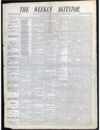 The Weekly Agitator, 1879-11-29