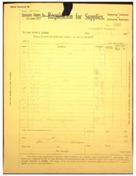 Requisition for Supplies Forms #700-#799